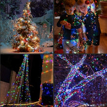 LAMPHOME Multi-Colored Christmas Mini String Lights, 1200LED (24pk of 50L) Waterproof Fairy Lights Plug in, Connectable Christmas Decorations for Indoor Outdoor Home Party Garden Yard