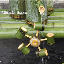 Water Features for The Garden Bird Bath Water Feature Pump Fountain Bamboo Water Device Ceramic Fish Tank Stone Circulating Fish Filter Bamboo Tube Ornaments,60Cm/23.6In