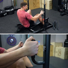 Valor Fitness Vertical Leg Press Hack Squat Machine Black/Silver