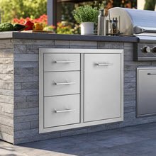 Outdoor Kitchen Drawer 29'' x 20'' x 21'' - Weatherproof Stainless Steel