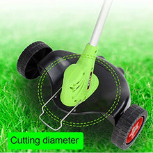 AMYYTL Household Small Multifunctional Lawn Lithium Battery Mower Cutting Diameter Electric Hand Push Lawn Mower