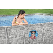 Bestway Oval Above Ground Pool Set with Filter Pump & Vacuum Cleaner
