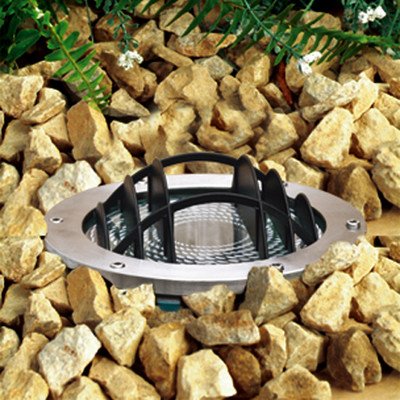 Dabmar Lighting DW1300-GRL SS Well Light with Grill, 100W Hps 120V, Stainless Steel Finish