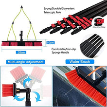 5-12m Window Cleaning Pole, Window Cleaner Kit Water/Hose Fed Pole Window Cleaning Brush Equipment Cleaning Photovoltaic and Solar Panels / 12m Rod / 30cm/50cm Brush Head Solar Panel