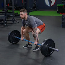 Titan Fitness 20 KG 28.5MM TITAN Series Olympic Barbell, USA Made Multipurpose Bar, Blue Cerakote