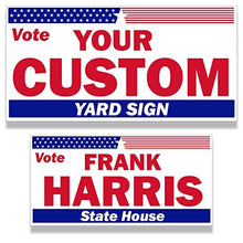 VictoryStore Custom Political Yard Sign 12x24 2-Sided Print with 2 Stakes Political_10