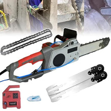 13In/18In Electric Concrete Chainsaw, 5800W/6500W Handheld Chainsaw Wall Cutter, Diamond Chain Saw for Concrete, Water Fed Concretes Cutter, Dust Free Concretes Chainsaws