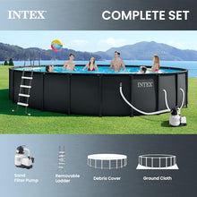 INTEX Ultra XTR 24ft x 52in Round Above Ground Swimming Pool Set w/Pump