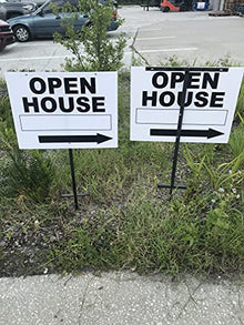 Yard Signs 20 Pack T-Bar Sign Stakes 42, Made in USA, Heavy Duty Metal Stake 42 Tall, Use with Signs 18x24 Inch or 24x36 Inch, T-Bar Stake, Signs are Not Included, (20TBarStake)