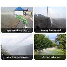 iumLeap Farm Irrigation Spray Gun,Large-Area Irrigation Sp W/Bracket and Replacement Nozzle,22-55m Water Range,Large-Area Rotating Rocker Nozzle Lawn Sprayer, 1.2m