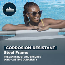 Bestway Steel Pro MAX - 16' x 10' x 42" - Oval Above Ground Swimming Pool Set, ClickConnect Frame, Tritech, Filter Pump-Ladder-Cover, 2,893 Gal Water