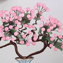 AMONG Artificial Bonsai Tree Jade Bonsai Jade Living Room Ornament Home Modern Ornament Chinese Desktop Craft Jade Carving Ornament Office Decoration Bonsai, Small