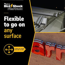 Bird Shock Flex-Track Complete Starter Kit | Low-Profile Bird Deterrent System | Humane Avian Control Track | Pigeon Spike Alternative | Long-Term Exclusion | Solar Black