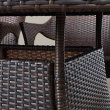 Christopher Knight Home Lennox 7-Pc Outdoor Wicker Dining Set Multibrown