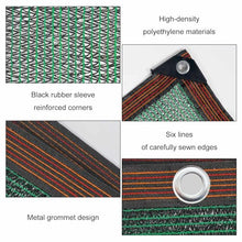 XBTGS Premium 55% Shade Cloth for Plants - Green Shade Netting Breathable Shade Sail & Mesh Tarp with Grommets for Garden Greenhouse Pergola Car Balcony - 10x15m,Gree,Green-5x10m(16.4 * 32.8ft)