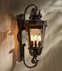 Casa Marseille 27 1/2" High Bronze Rustic Outdoor Wall Light Fixture