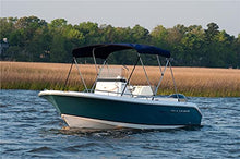 SBU Light Grey Stainless Steel 3-Bow Bimini Top for Yamaha Exciter 135 SE (1998-1999)