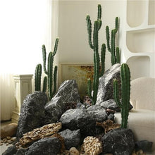 Leewertyu Non-Hollow Fake Stone, Artificial Landscape Rocks, Decorative Fake Rock, Fiberglass Faux Stone for Outdoor, Garden, Patio Decoration(20.9 * 33.5in)