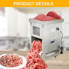 HayWHNKN Electric Meat Grinder Commercial 8mm Plate 880lbs/h 2.2kW Stainless Steel Silver
