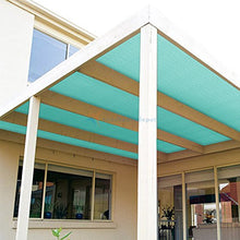 TANG Sun Shade Cloth for Garden 12'x150' Shade Fabric Roll Turquoise Green HDPE Mesh Shading Pergola Cover Replacement Canopy, 95% Blockage Sunshades for Outdoor Patio Backyard Plant