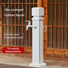 XYIANG Freestanding Garden Water Column with Faucet, Durable Anti-Frost Crack Design for Outdoor Irrigation and Washing in Garden Farm Pasture Backyard (114Cm/44.9In)