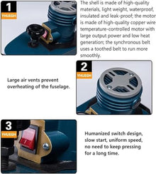 UILMLIO Electric Small Glass Edging Machine Portable Glass Edger Straight Round Bevel Edge Edge Grinder for Plexiglass Marble Stone Tile 680W