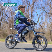 Gotrax Astra Electric Dirt Bike 16" Tires 350W Motor Dual Suspension Black