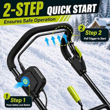 3500 W Electric Snow Blower Cordless for Patio and Walkway