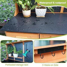 Outdoor Potting Bench, Black, 44 * 20 * 63in