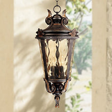 Casa Marseille 26 1/4" High Bronze Traditional Rustic Outdoor Hanging Light
