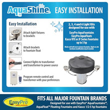 EASYPRO WFL2-150 AquaShine White Fountain Light Kit. 2 Lights. 150' Cord
