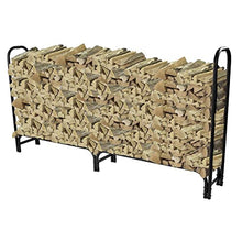 DOIBG Heavy Duty 8Ft/12Ft Outdoor Log Rack Firewood S Holder for Patio Wrought Iron Fire Log Stacker Stand for Indoor and Outdoor Use Durable Wood Pile Rack for Firewood S.