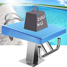 IOUYUP 1pcs Heavy Duty Stainless Steel Diving Board for Pools – Diving Platform for Competitive Swimming and Safe Aquatic Training