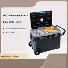 AWMGPDDBTO Mini Fridge Portable Car Fridge, 40/50/60L