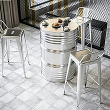 JOSOGO Patio Table and Chair Set, Weather Resistant Outdoor Bistro Set, Lightweight Portable Dining Furniture for Garden Porch Backyard Yard(Orange 1A4B)