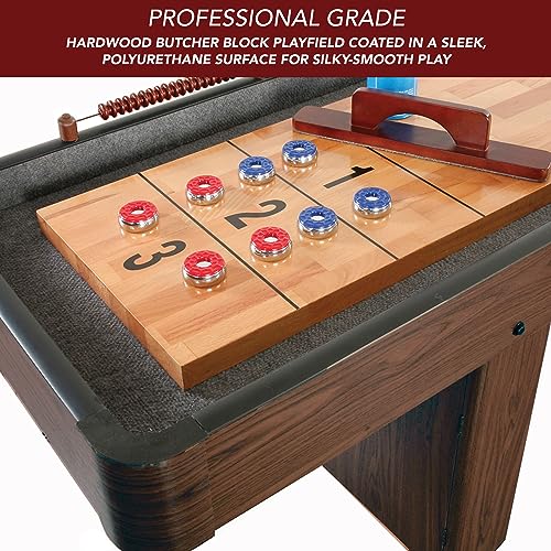 Hathaway Challenger Shuffleboard Table Walnut