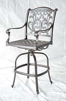 Patio Land Mandalay 5pc Outdoor Patio Bar Set Dark Bronze