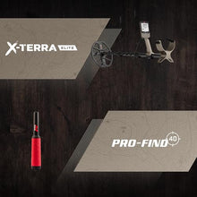 MINELAB X-Terra Elite Bundle, Waterproof, All Terrain Metal Detector for Adults, Multi-IQ Precision Targeting with Simultaneous Multi-Frequency Technology, Includes PRO-FIND 40 Pinpointer