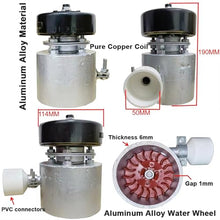 ZHOZHUT 1000W Micro Hydroelectric Generator Hydro Generator 220V Water Turbine High Power Hydroelectric Generator 3500RPM AC Turbine Generator for Outdoor, Camping, Lighting, Charging,1000w,220V