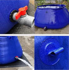 5sssallefaa 2000L Collapsible Emergency Water Tank Colorful