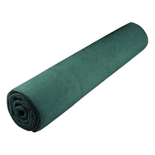 Grow1 Greenhouse 30% Shade Cloth Net, Garden Fence Covering Tarp, Chicken Coop, Tomato Plants, 20' x 300' Feet, Dark Green