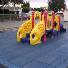 Rubber-Cal Eco-Safety Interlocking Playground Tiles 79.2 Sq.Ft. Pack Coal