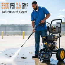 Heavy Duty Gas Pressure Washer 3500 PSI 2.6 GPM, Black