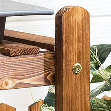 RWGOVLU Flower Stand Plant Stand Wood Sturdy Flower Stand 5 Layer Large-Capacity Balcony Living Room Garden Outdoor Furniture Plant Rack Plant Stand