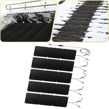 IOUYUP Outdoor Snow Melting Mats for Driveways and Stairs - Ice and Snow Removal with Power Cord - Safe & Durable Rubber Devise(40x200cmx5Pcs)