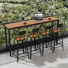 Outdoor Bar Table, Weather‑Resistant High‑Top Pub Table for Patio Backyard
