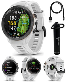 Wearable4U Garmin Approach S70 Golf Smart Watch White +E-bank