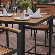 Flash Furniture Commercial Grade 32" Outdoor Bar Height Square Table