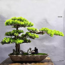 Fake Bonsai Tree Artificial Bonsai Tree Potted Plant Ornament Bonsai Simulation Bonsai Green Plant Fake Plant Decoration Artificial Bonsai Tree (Color : A)