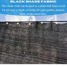 Generic VBS Black Shade Cloth 80% Privacy Screen 26' x 200'